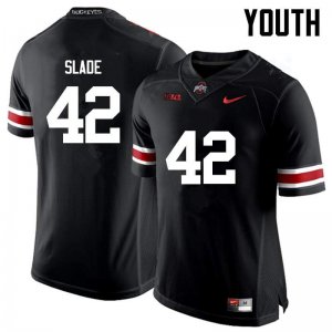 Youth Ohio State Buckeyes #42 Darius Slade Black Nike NCAA College Football Jersey Jogging EHF2644UC